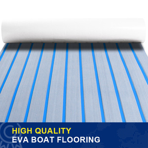 Customized EVA Foam Faux Teak Boat Flooring Non-Skid Diamond Marine Mat for Marine Boat Deck <strong>Wholesale</strong> Accessory for Sea <strong>Pontoon</strong> - Product Image 2