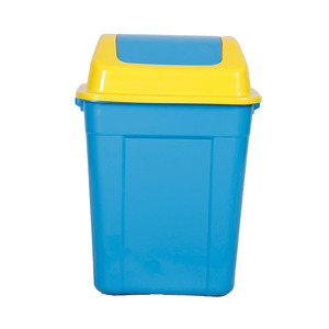 Manufacturer sells swing-top <b>plastic</b> trash cans, outdoor square storage <b>bins</b>, 80L size, and various other specifications. - Product Image 2