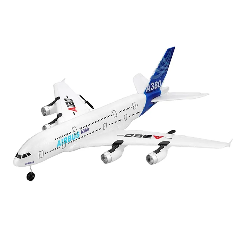Super 2.4Ghz 3ch 6 As Gyro Epp Airbus A380 Rc Vliegtuig Speelgoed Model Voor Kinderen