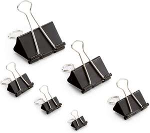 Vente directe d'usine, pinces à papier métalliques noires, pinces à longue queue pour fournitures de reliure de bureau - Product Image 4