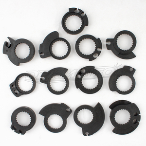 Poignées de guidon verrouillables 7/8" 22mm HALF WAFFLE MX LOCK pour motos CRF SXF KXF FC TC <span class=keywords><strong>EXC</strong></span> <span class=keywords><strong>125</strong></span> 150 250 300 - Product Image 2