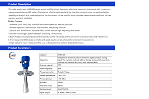 Medidor de Nivel por Radar Industrial, Alcance de 35m, Antena de Acero Inoxidable SS316 para Medición de Nivel en Silo Metálico Corrugado, Pellets Terminados - Product Image 5