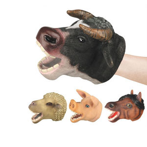 Giocattoli Marionette da Mano per Bambini a Forma di Animali, in Morbido Silicone Simulato, per Raccontare Storie e Giocare Interattivamente - Product Image 1