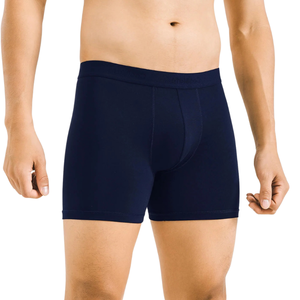 Boxers pour hommes naturels et très respirants, 95% coton biologique + 5% fibre de spandex, antibactériens, écologiques, lavables en machine - Product Image 1