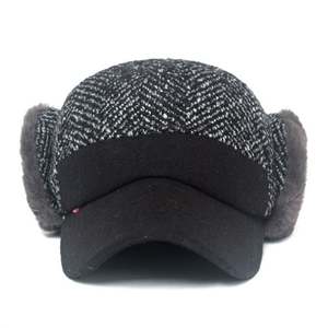 Gorro de Béisbol de Terciopelo para Hombre, Cálido, con Protección para las Orejas, Tejido Grueso, Deportivo, para Personas de Mediana Edad y Mayores, a Prueba de Frío para Exteriores - Product Image 3