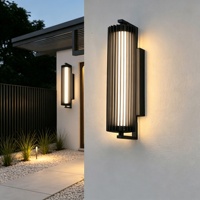 Lampe murale LED extérieure en aluminium étanche, luminaire mural moderne pour porche, jardin, cour, villa, hôtel