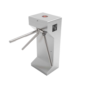 <strong>Access</strong> <strong>Control</strong> Scanning QR Code Stainless Steel <strong>2</strong>-Way Barrier Gate Semi Automatic Vertical Tripod Turnstile - Product Image 1