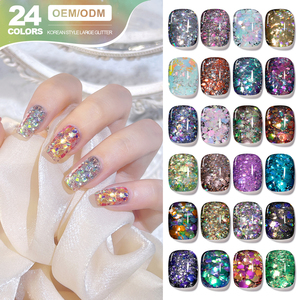 Miss Gooey 24 <span class=keywords><strong>colores</strong></span> <span class=keywords><strong>de</strong></span> coreano brillante brillo pegamento fábrica OEM/ODM brillo Gel esmalte <span class=keywords><strong>de</strong></span> <span class=keywords><strong>uñas</strong></span> Hema libre Disco esmalte <span class=keywords><strong>de</strong></span> <span class=keywords><strong>uñas</strong></span> en Gel - Product Image 1