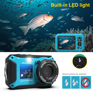Videocamera <span class=keywords><strong>Subacquea</strong></span> 4K Personalizzabile Antiurto 33FT 56MP Galleggiante Impermeabile per Snorkeling e Immersioni Marine - Product Image 6