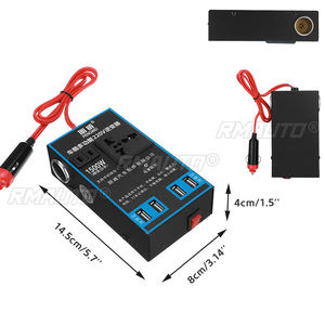 Inversor de Corriente para Auto de 1500W, DC 12V/24V a AC 220V, Portátil, con 4 Puertos USB, Cargador de Carga Rápida, Enchufe Universal para Auto - Product Image 3