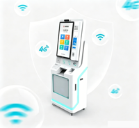 Terminal de libre-service vertical Yingtouch 32 pouces avec écran tactile capacitif, intégration SDK et reconnaissance faciale pour administrations et banques