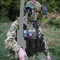 Gilet tactique en nylon 500D multi-poches pour la chasse en extérieur, l'entraînement, la sécurité et le transport d'équipement de charge