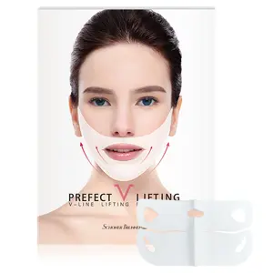 Vendita all'ingrosso set 20 maschera foglio-OEM ODM Amazon vendita calda v linea di sollevamento maschera per v linea maschera mento up patch v forma del viso