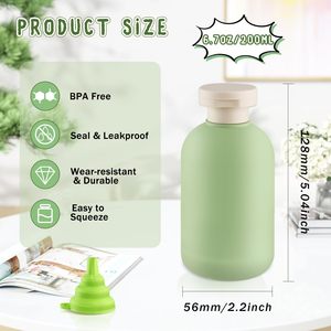 Custom 200ml 300ml 500ml HDPE PCR Eco-friendly Plastic Shampoo Lotion <b>Squeeze</b> <b>Bottle</b> Flip Top or Pump - Product Image 3