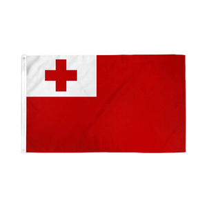 Drapeau personnalisé Angleterre 3x5 pieds 100% polyester blanc avec croix rouge pour bannières promotionnelles automobiles, d'assurance et éducatives - Product Image 1
