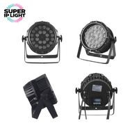 24 Projecteurs LED Par Can RGBW 4-en-1 10W pour Extérieur, IP65, DMX512, Activation Sonore, en Aluminium Moulé Sous Pression, pour Mariages et Spectacles