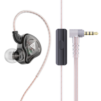 QKZ AK8 Headphone In-Ear High-Fidelity dengan Kontrol di Kabel dan Audio Definisi Tinggi Earphone Berkabel.