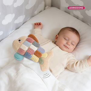 Flip Fish, Peluche de Animal, Libro Suave <span class=keywords><strong>para</strong></span> Bebés, Juguetes con Patrones Relajantes <span class=keywords><strong>para</strong></span> <span class=keywords><strong>Dormir</strong></span>, Juguetes Sensoriales Infantiles Multitexturizados y Sonoros - Product Image 3