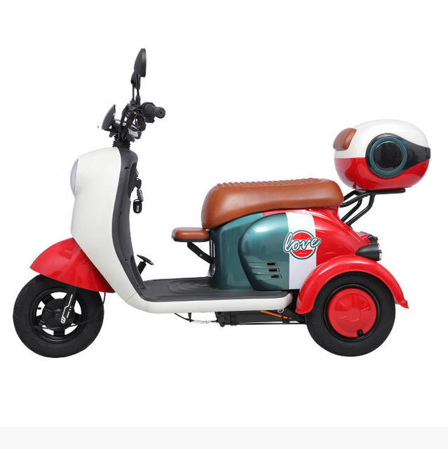 800W 1000W Electric Tricycle Adult with Three Seats Open-top Design Tricycle Motorcycle Cheap Three-wheel Scooters