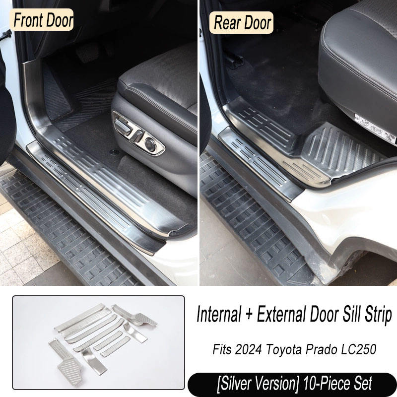 Style B : Barres de seuil intérieures et extérieures (10 pièces)