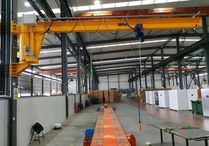 יעילות גבוהה 1 טון 2ton 3ton קיר רכוב מנוף ג 'יב עם מנוף חשמלי למחסן - Product Image 2