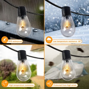 Luces de patio S14 de larga duración para jardín y terraza, como luces de cadena comerciales al por mayor para uso en restaurantes - Product Image 3