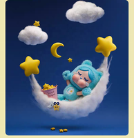 Nouvelle collection 2026 : Pendentif en vinyle et peluche en forme de cœur, série Care Bear, ours qui pleure, authentique Pop Mart, boîte mystère