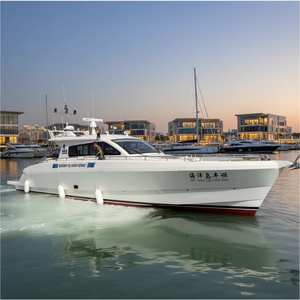 Yacht de sport de luxe en aluminium de 17,18 m (56 pieds) avec sol poli, grande cabine, idéal pour le tourisme, les loisirs et la pêche - Fabrication ODM/OEM - Product Image 1