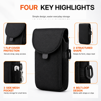 Sac bandoulière portable en cuir véritable pour homme, style urbain, pochette pour téléphone, polyvalent, multifonctionnel