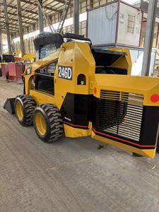 Used Mini skid steer Cat246D 3 Tons <b>Second</b> <b>Hand</b> Small Caterpillar 246D wheeled skid steer with EPA - Product Image 6