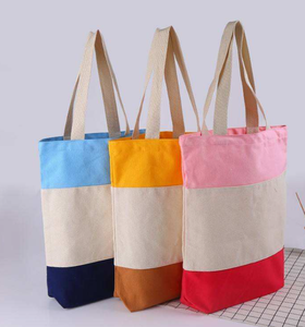 กระเป๋าผ้าแคนวาสพิมพ์โลโก้ตามสั่ง กระเป๋าช้อปปิ้งคุณภาพสูงพร้อมสายสะพายไหล่แบบใช้ซ้ำได้ - Product Image 1