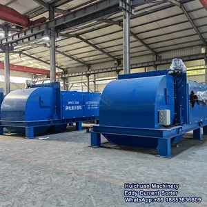 Aluminium Copper Recycling Separation Eddy Current Metal And Plastic Sorting Machine Eddy Current Separator