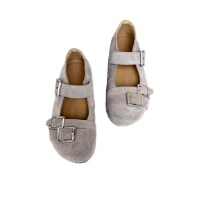 Zapatos Mary Jane retro con doble hebilla para mujer, mocasines casuales cómodos y planos - Product Image 1