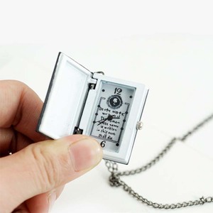Reloj de Bolsillo de Cuarzo BOSHIYA con Colgante de Cadena de Collar Moderno de Anime Japonés, Diseño de <span class=keywords><strong>Death</strong></span> Note, para Hombre y Mujer - Product Image 5