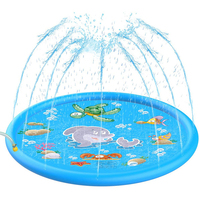 NUEVO Diseño de Alfombra Antideslizante para Niños y Perros, Piscina de Baño Resistente y Gruesa, Juguetes Acuáticos para Mascotas para Verano y Exteriores