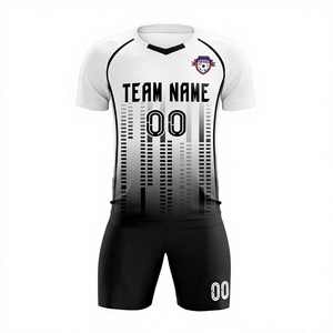 Maillot de football unisexe personnalisé, uniforme d'entraînement personnalisé, nom, numéro, logo imprimés, manches courtes, respirant, été, pour adultes - Product Image 1