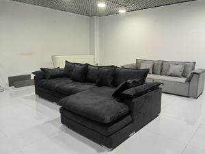 Nuova popolarità comodo divano componibile 4 posti divano mobili per casa hotel in <span class=keywords><strong>attesa</strong></span> soggiorno divani in velluto - Product Image 6