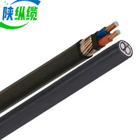 Cables de Alimentación para Construcción de 0.6/1KV, 2*8AWG, Conductor de Aleación de Aluminio 8000, Cable Concéntrico, Aislamiento XLPE, Cubierta de PVC, 6mm DE, Simple