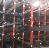 Étagère de stockage robuste en acier, certifiée CE, avec revêtement en poudre, protection contre la corrosion, type cassette, pour le stockage de matériaux longs