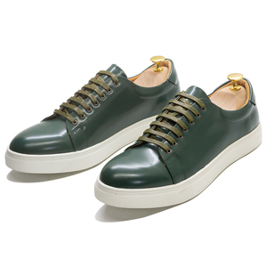 <span class=keywords><strong>Scarpe</strong></span> Casual da Uomo in Vera Pelle Fatte a Mano con Lacci, Sneaker Trendy Stile Skateboard, <span class=keywords><strong>Scarpe</strong></span> Sportive - Product Image 3