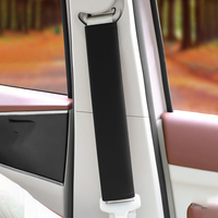 Housse de ceinture de sécurité universelle en cuir Nappa pour voiture, protection des épaules, soulagement des douleurs, compatible avec BMW Audi Benz Tesla
