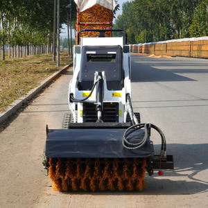 Driving Outdoor Pavement Property Road Pavement <b>Cleaning</b> <b>Equipment</b> Snow Sweeping Snow Blower Small Skid Steer - Product Image 2