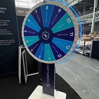 Roue de la chance en métal pour événements, jeu de la roue de la chance, roue de la chance à tourner pour gagner, location pour fêtes publiques, équipement de terrain de jeux intérieur