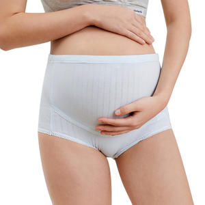 1909 vente en gros pas cher prix mince <span class=keywords><strong>coton</strong></span> maternité culotte pur doux <span class=keywords><strong>grossesse</strong></span> bref soin Abdomen sous-vêtements pour femme - Product Image 4