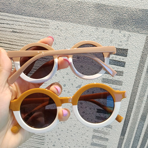 2026 New Sunglasses for Children Kids <strong>Baby</strong> <strong>Glasses</strong> Round <strong>Frame</strong> Boys and Girls Shades - Product Image 6
