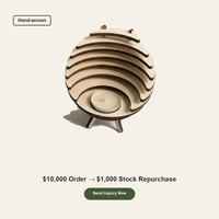 Support de bougie sphérique en bois découpé au laser, écologique, pour bougies chauffe-plat, décoration moderne pour la maison, centre de table, vente en gros OEM