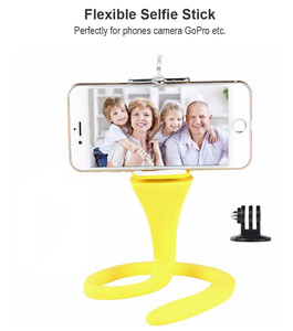 Palo de selfi Flexible, monopié, trípode, Monkey, soporte para GoPro, IPhone, cámara, teléfono, coche, <span class=keywords><strong>bicicleta</strong></span>, Universal - Product Image 3