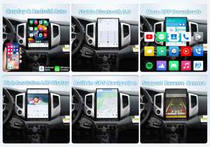 Autoradio Android 13 pouces pour Toyota Tacoma 2005-2015, Carplay, <span class=keywords><strong>navigation</strong></span> GPS, lecteur multimédia LCD, écran tactile - Product Image 6