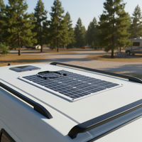 Panneau solaire flexible ETFE monocristallin ultra léger 30W 50W, petite taille, portable pour usage marin, bateau, extérieur