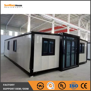 Case Modulari Prefabbricate Pieghevoli ed Espandibili da 20, 30 e 40 Piedi, Adatte per Piccole Ville e Uffici - Product Image 1